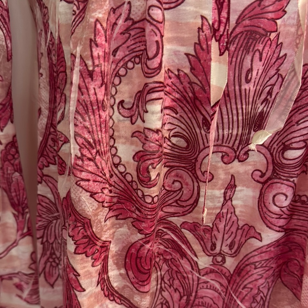 Women's Pink Patterned Top - Picture 2 of 3